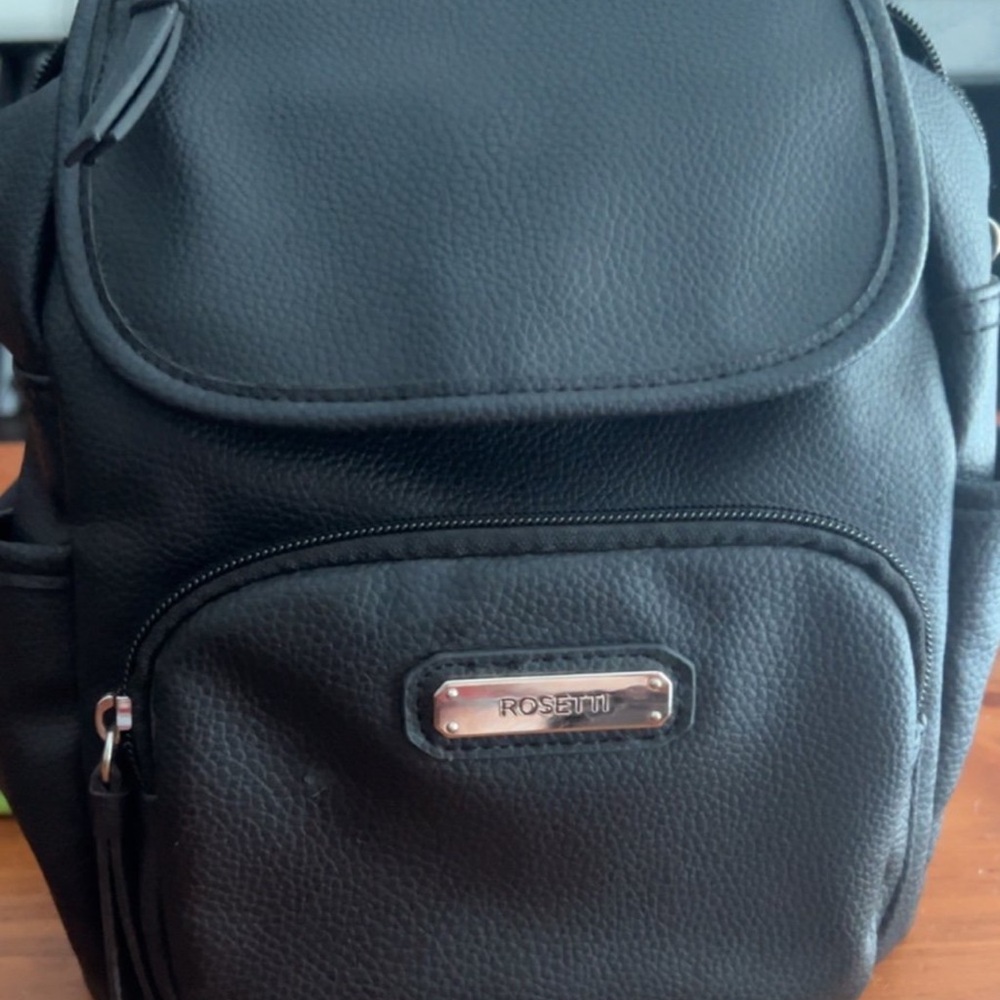 Rosetti Black Mini Backpack